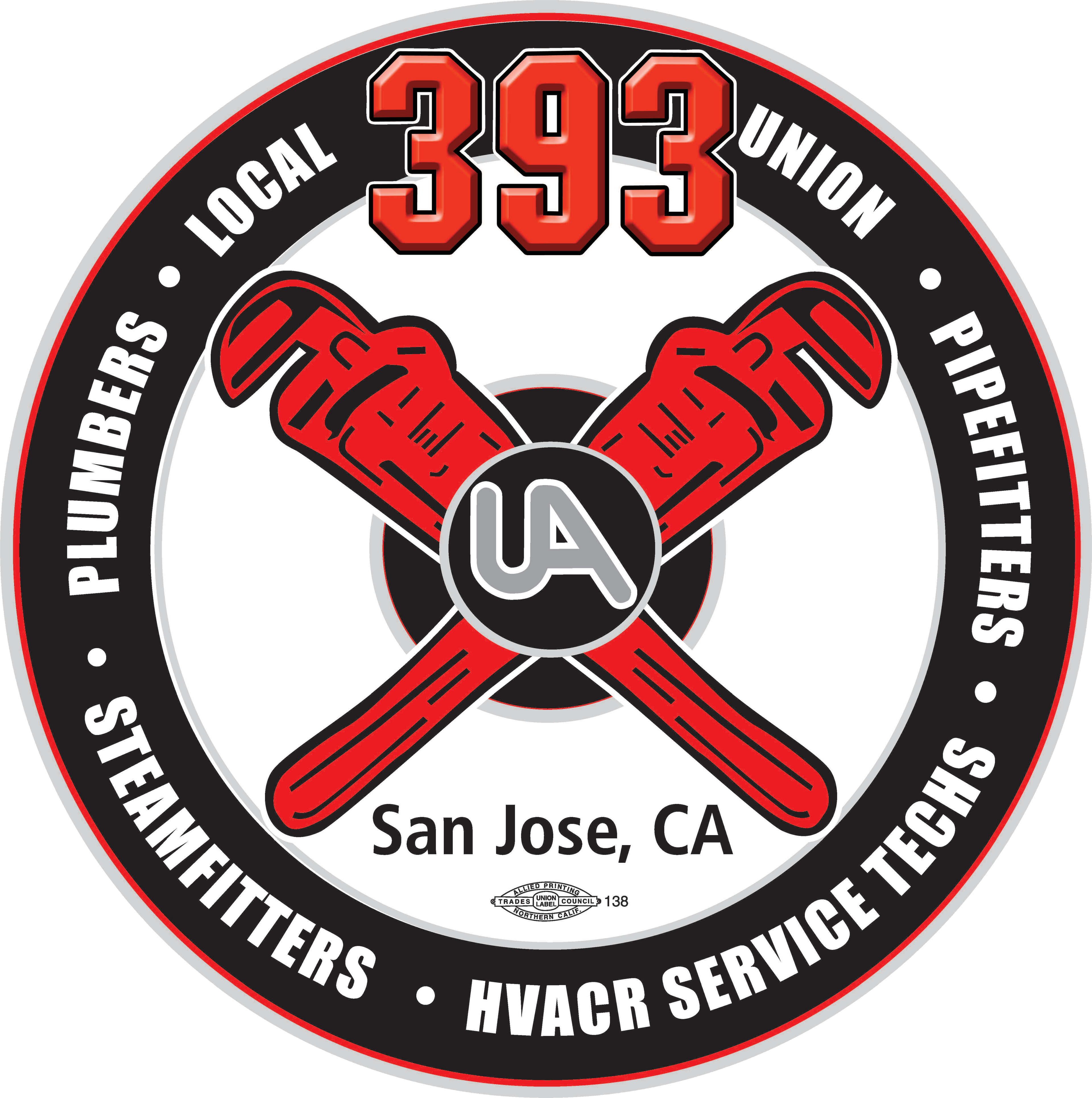 UA Local Union 393 — Plumbers, Pipefitters, Steamfitters and HVACR Service Techs, San Jose, CA